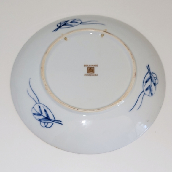 Vintage Gold Imari Plate 7" Red Green Gold Floral Vintage Imari - Picture 3 of 5